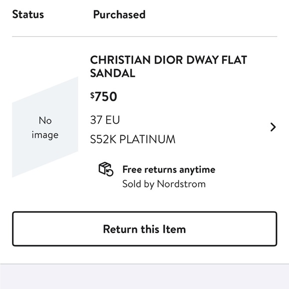 Dior Gold and Pink Women's Sandals - Picture 9 of 9